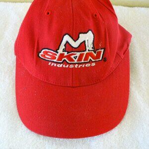 SKIN INDUSTRIES  CO.    Hat Cap  Vintage   Y2K  Red